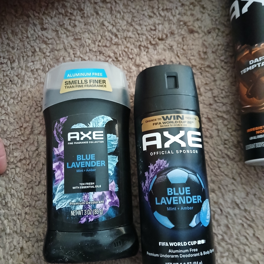 AXE Blue Lavender Deodorant & Body Spray Set - Black/Blue